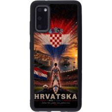 Samsung Galaxy S20 Case Hülle - Silikon schwarz Fussball Kroatien splash 2026