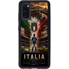 Samsung Galaxy S20 Case Hülle - Silikon schwarz Fussball Italien splash 2026