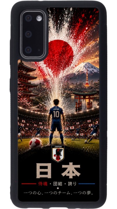 Samsung Galaxy S20 Case Hülle - Silikon schwarz Fussball Japan splash 2026