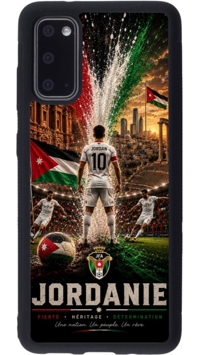 Samsung Galaxy S20 Case Hülle - Silikon schwarz Fussball Jordanien splash 2026