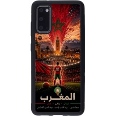Samsung Galaxy S20 Case Hülle - Silikon schwarz Fussball Marokko splash 2026