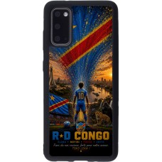 Samsung Galaxy S20 Case Hülle - Silikon schwarz Fussball Demokratische Republik Kongo splash 2026