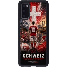 Samsung Galaxy S20 Case Hülle - Silikon schwarz Fussball Schweiz splash 2026