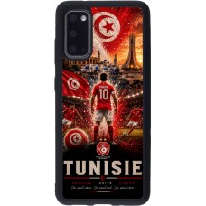 Samsung Galaxy S20 Case Hülle - Silikon schwarz Fussball Tunesien splash 2026