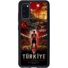 Samsung Galaxy S20 Case Hülle - Silikon schwarz Fussball Türkei splash 2026