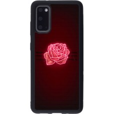 Samsung Galaxy S20 Case Hülle - Silikon schwarz Spring 23 neon rose