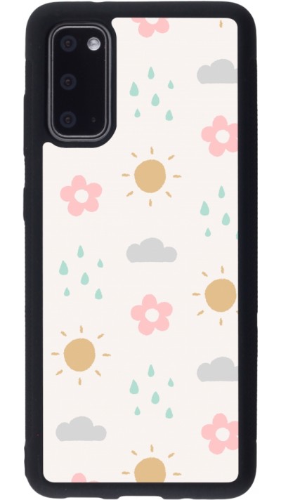 Samsung Galaxy S20 Case Hülle - Silikon schwarz Spring 23 weather