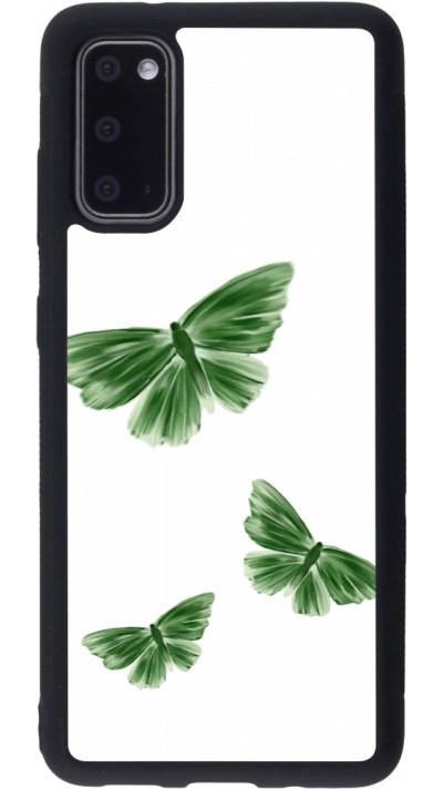 Samsung Galaxy S20 Case Hülle - Silikon schwarz Butterflies 2026