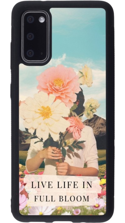 Samsung Galaxy S20 Case Hülle - Silikon schwarz Live life in full moon 2026