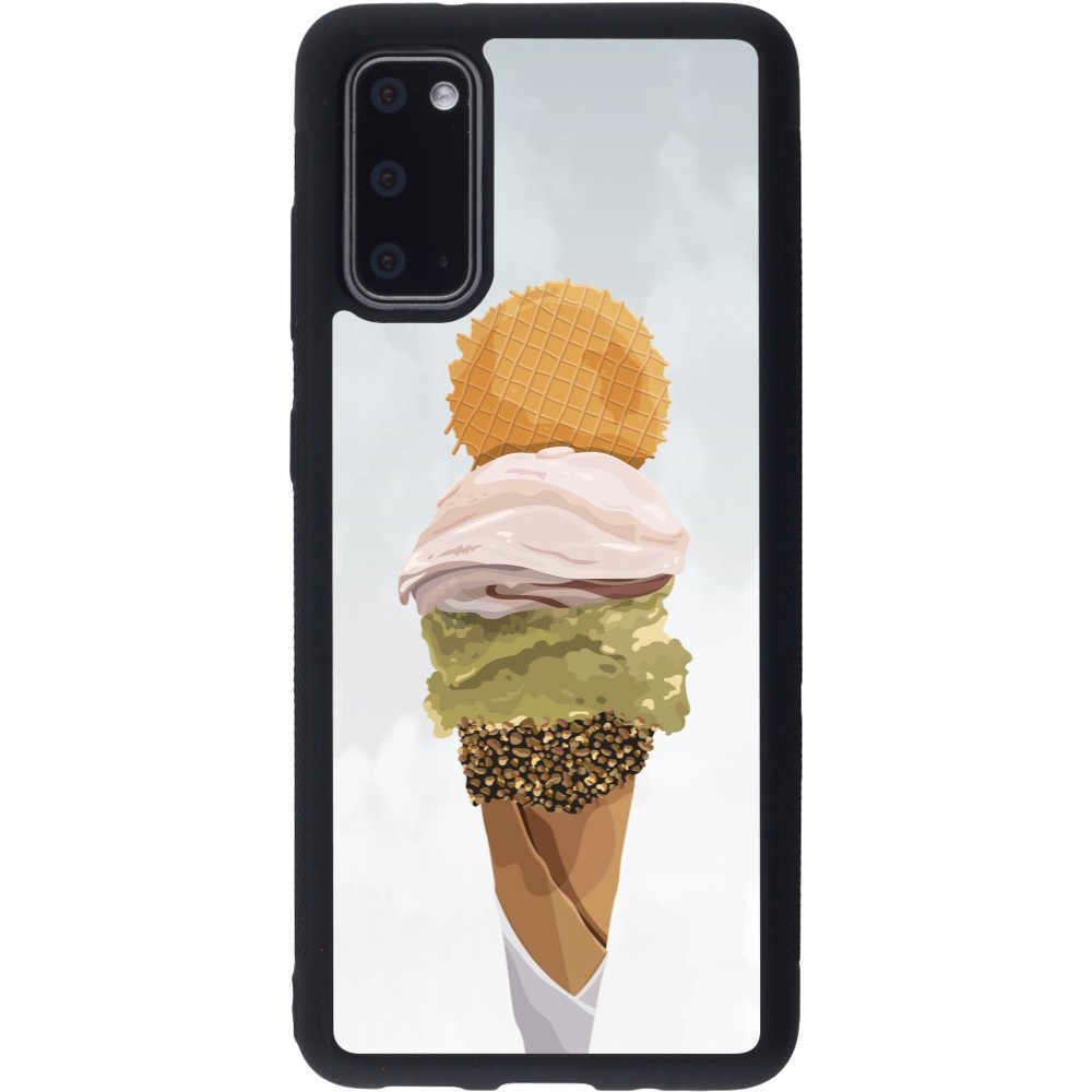 Samsung Galaxy S20 Case Hülle - Silikon schwarz Summer 2025 Cornet