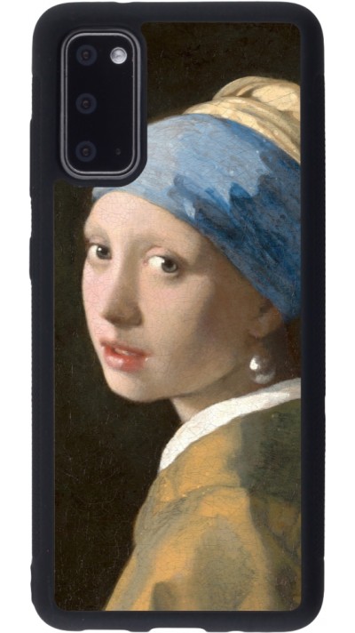 Samsung Galaxy S20 Case Hülle - Silikon schwarz Kunstbild - Das Mädchen mit dem Perlenohrring - Jan Vermeer