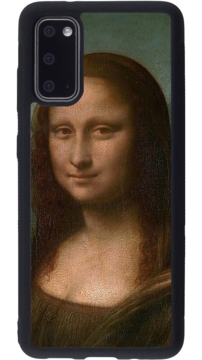 Samsung Galaxy S20 Case Hülle - Silikon schwarz Kunstbild - Mona Lisa - Leonardo de Vinci