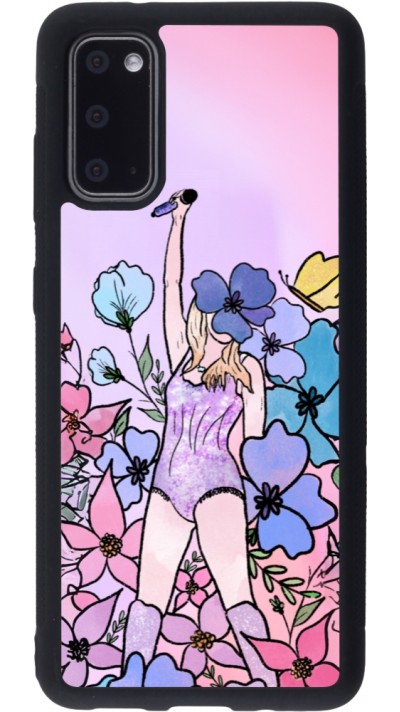 Samsung Galaxy S20 Case Hülle - Silikon schwarz Taylor Swift Sketch - Pink