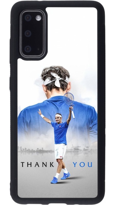 Samsung Galaxy S20 Case Hülle - Silikon schwarz Thank you Roger