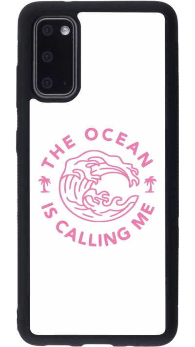 Samsung Galaxy S20 Case Hülle - Silikon schwarz The Ocean is calling me