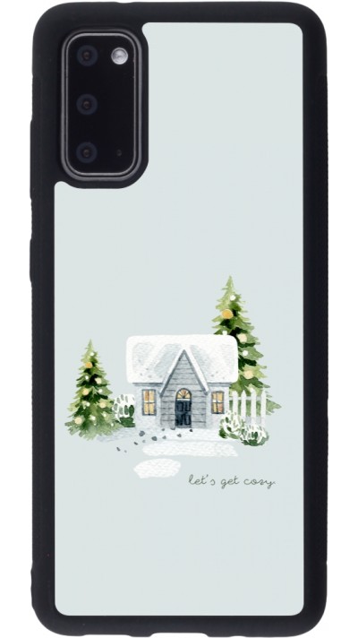 Samsung Galaxy S20 Case Hülle - Silikon schwarz Winter 25 Cosy House