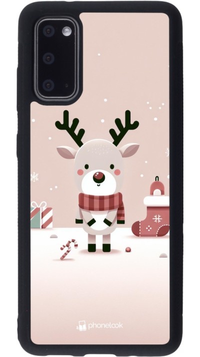 Samsung Galaxy S20 Case Hülle - Silikon schwarz Weihnachten 2023 Choupinette Rentier