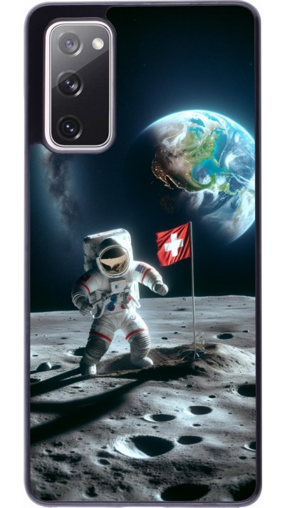 Samsung Galaxy S20 FE 5G Case Hülle - Astro Schweiz auf dem Mond