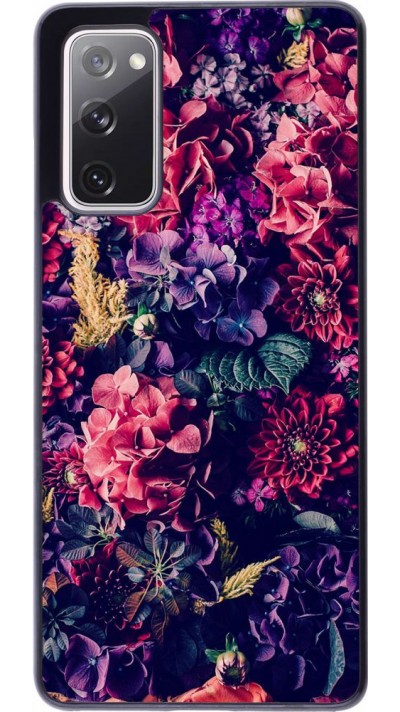 Hülle Samsung Galaxy S20 FE - Flowers Dark