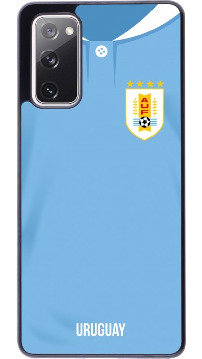 Samsung Galaxy S20 FE 5G Case Hülle - Uruguay 2022 personalisierbares Fussballtrikot