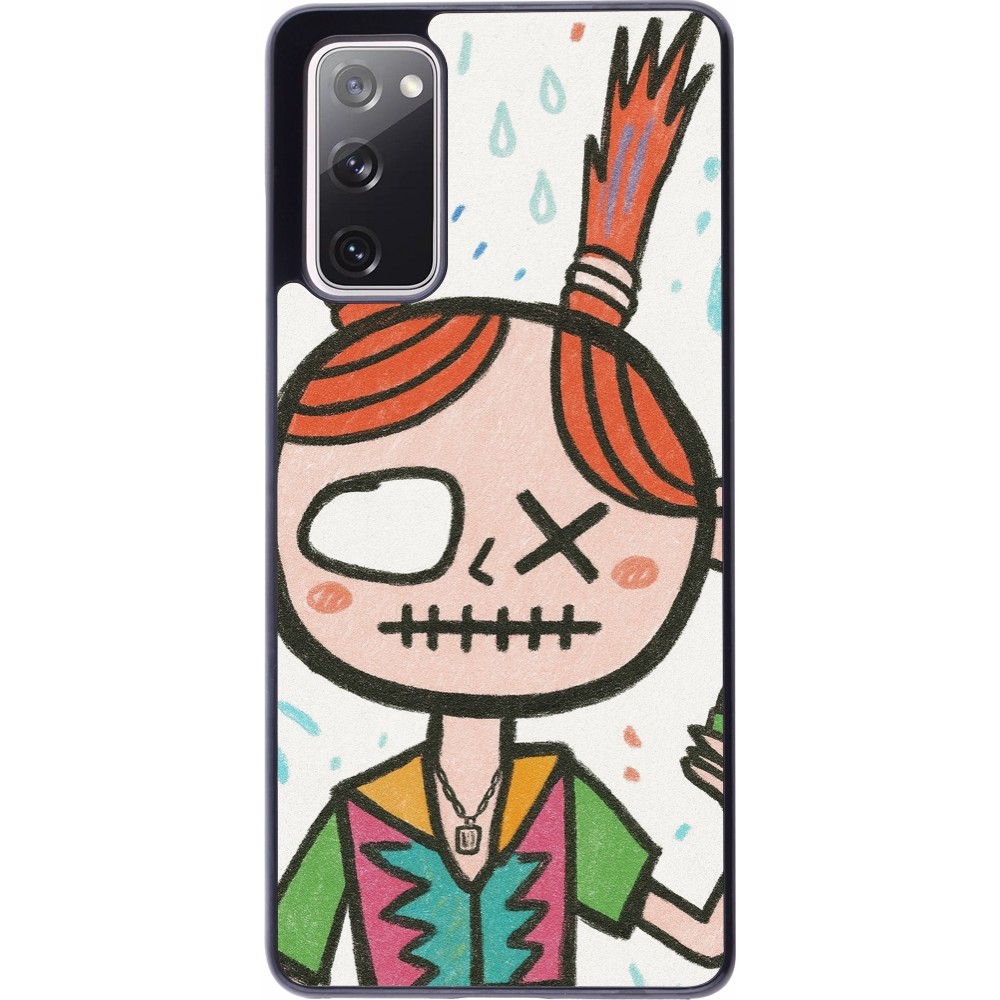 Samsung Galaxy S20 FE 5G Case Hülle - Little Girl Sketch