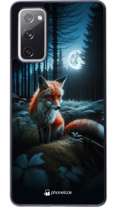 Samsung Galaxy S20 FE 5G Case Hülle - Fuchs Mond Wald
