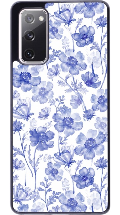 Samsung Galaxy S20 FE 5G Case Hülle - Spring 23 watercolor blue flowers