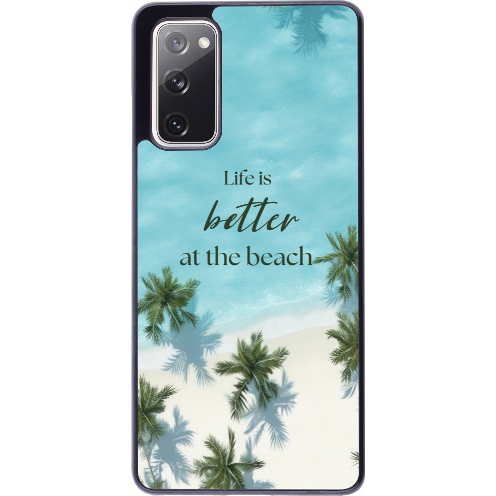 Samsung Galaxy S20 FE 5G Case Hülle - Summer 2025 Life is better at the beach