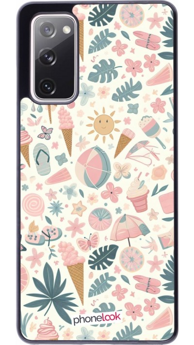 Coque Samsung Galaxy S20 FE 5G - Summer Pink Pattern