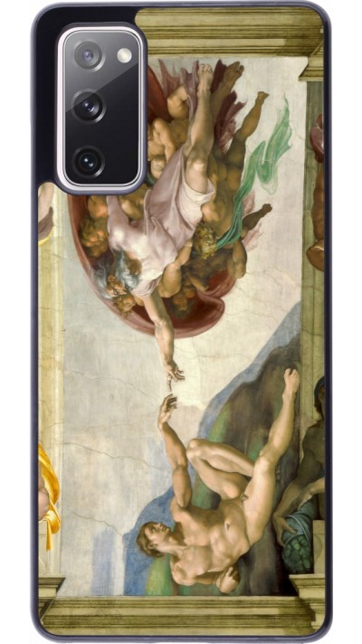 Samsung Galaxy S20 FE 5G Case Hülle - Kunstbild - Die Erschaffung Adams - Michelangelo