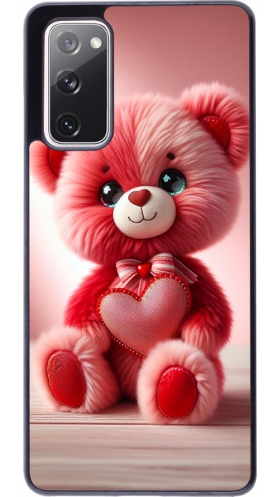 Samsung Galaxy S20 FE 5G Case Hülle - Valentin 2024 Rosaroter Teddybär