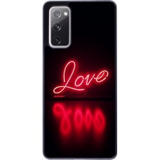 Samsung Galaxy S20 FE 5G Case Hülle - Valentine 2025 Neon Liebe