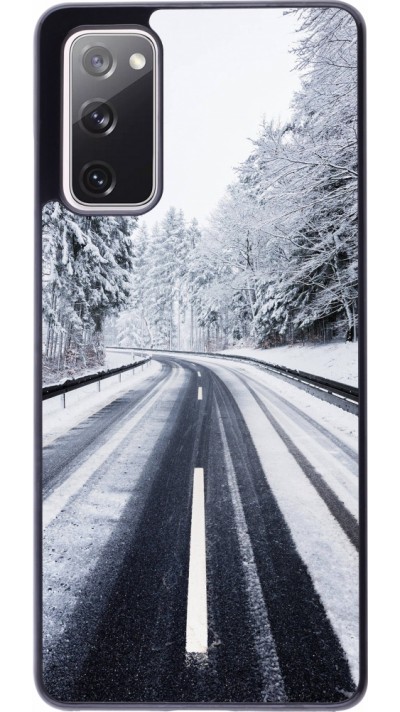 Samsung Galaxy S20 FE 5G Case Hülle - Winter 22 Snowy Road