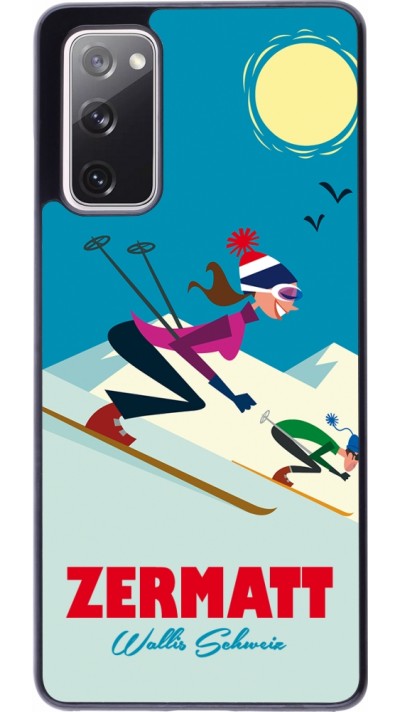 Samsung Galaxy S20 FE 5G Case Hülle - Zermatt Ski Downhill