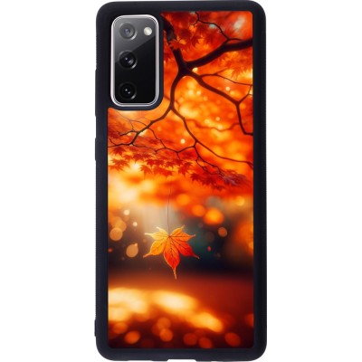 Samsung Galaxy S20 FE 5G Case Hülle - Silikon schwarz Herbst Magisch Orange