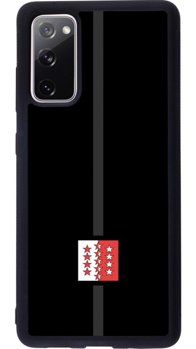 Samsung Galaxy S20 FE 5G Case Hülle - Silikon schwarz Kanton VS schwarz