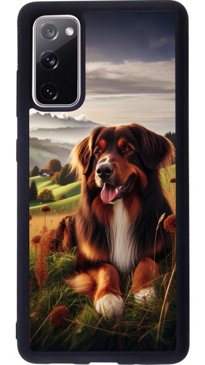 Samsung Galaxy S20 FE 5G Case Hülle - Silikon schwarz Hund Land Schweiz