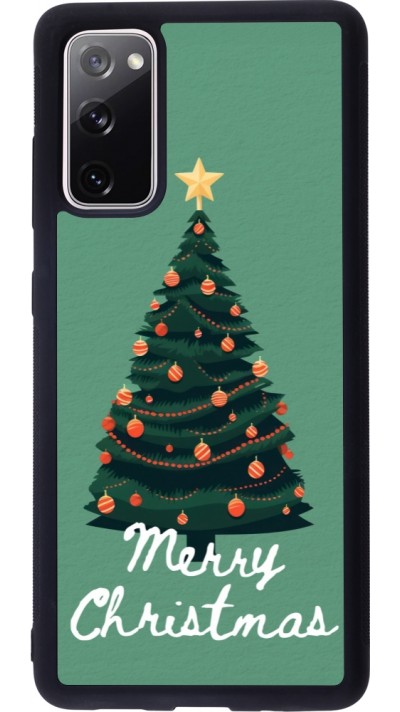 Samsung Galaxy S20 FE 5G Case Hülle - Silikon schwarz Christmas 25 Xmas Tree