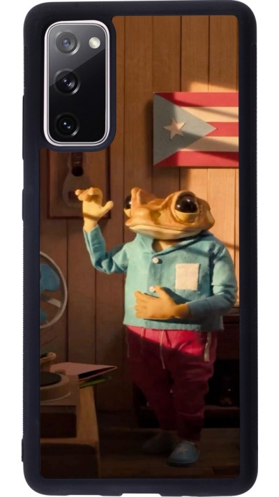 Coque Samsung Galaxy S20 FE 5G - Silicone rigide noir Dancing frog DTMF