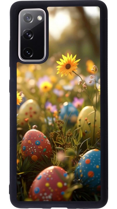 Samsung Galaxy S20 FE 5G Case Hülle - Silikon schwarz Easter 2026 Decorated eggs