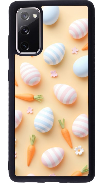 Samsung Galaxy S20 FE 5G Case Hülle - Silikon schwarz Easter 2026 Pattern Easter