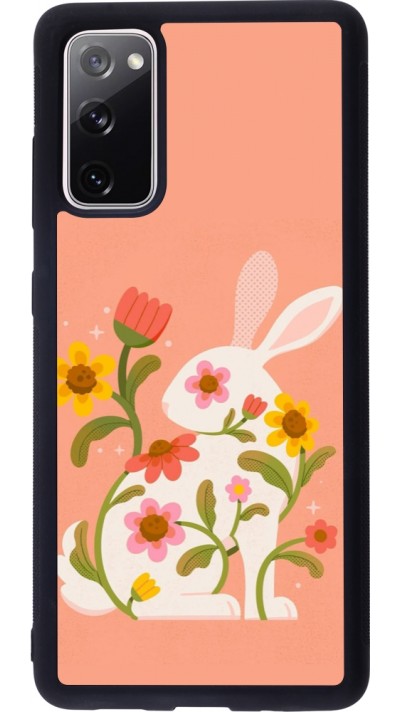 Samsung Galaxy S20 FE 5G Case Hülle - Silikon schwarz Easter 2026 Rabbit collage