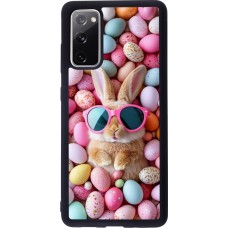 Samsung Galaxy S20 FE 5G Case Hülle - Silikon schwarz Easter 2026 Rabbit fun
