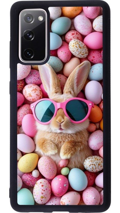 Samsung Galaxy S20 FE 5G Case Hülle - Silikon schwarz Easter 2026 Rabbit fun
