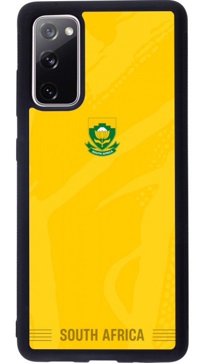 Samsung Galaxy S20 FE 5G Case Hülle - Silikon schwarz Südafrika 2026 personalisierbares Fussballtrikot