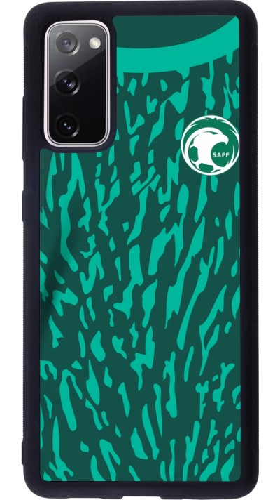 Samsung Galaxy S20 FE 5G Case Hülle - Silikon schwarz Saudi-Arabien 2022 personalisierbares Fussballtrikot