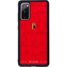 Samsung Galaxy S20 FE 5G Case Hülle - Silikon schwarz Belgien 2026 personalisierbares Fussballtrikot