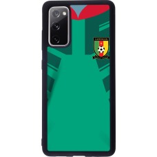 Samsung Galaxy S20 FE 5G Case Hülle - Silikon schwarz Kamerun 2022 personalisierbares Fussballtrikot