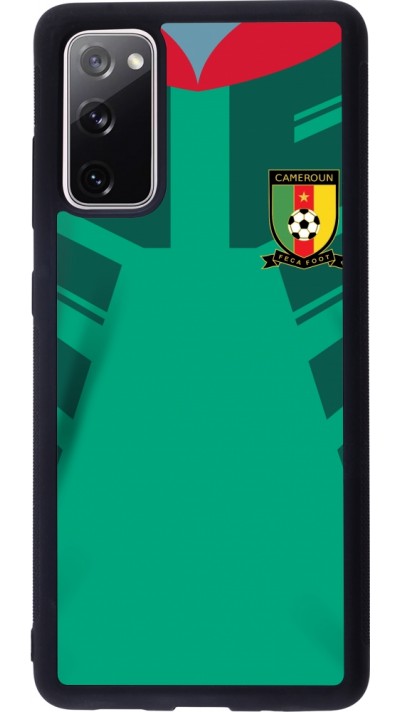 Samsung Galaxy S20 FE 5G Case Hülle - Silikon schwarz Kamerun 2022 personalisierbares Fussballtrikot