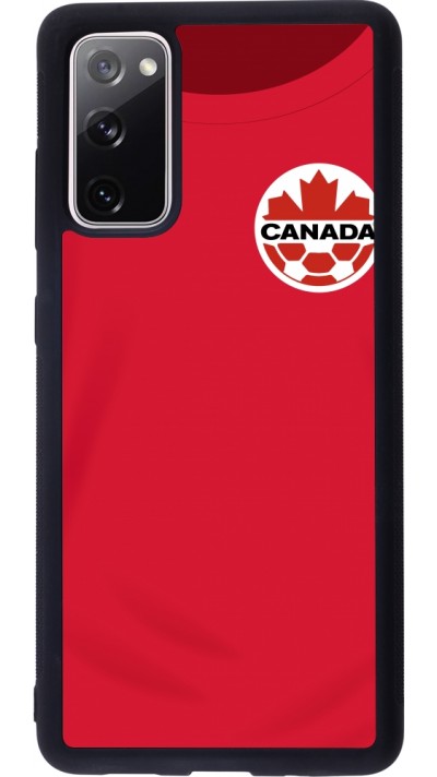 Samsung Galaxy S20 FE 5G Case Hülle - Silikon schwarz Kanada 2022 personalisierbares Fussballtrikot